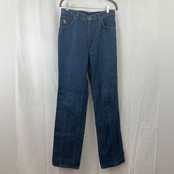 Vintage Kenny Rogers Dark Wash High Waisted Jeans Women’s Size 29 - Picture 1 of 8